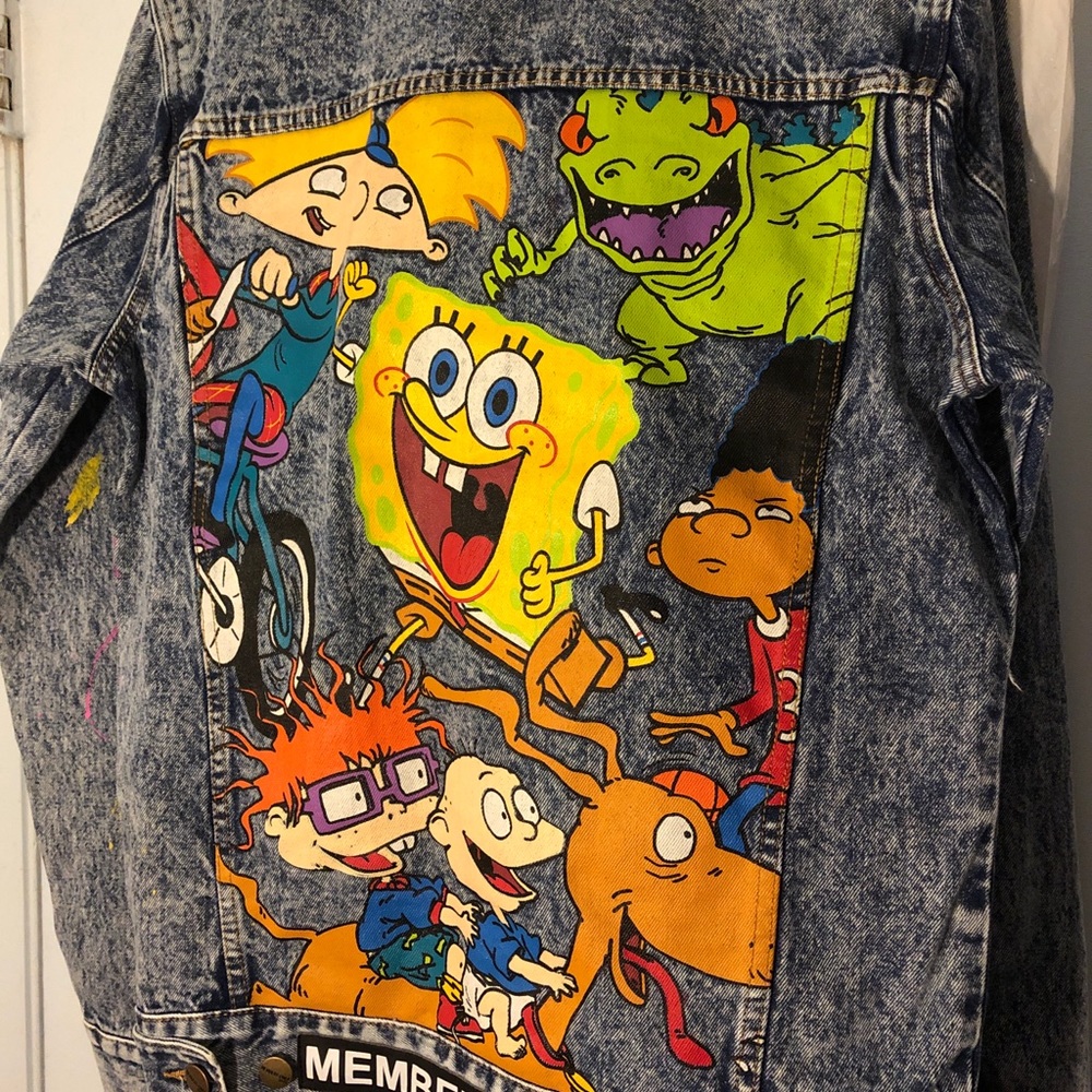 SpongeBob Denim jacket - Picture 2 of 6
